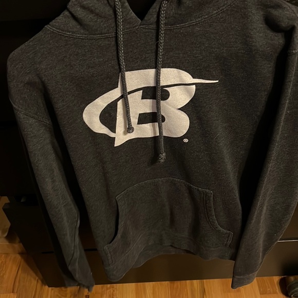 Dark grey body building . Com hoody - Picture 1 of 4